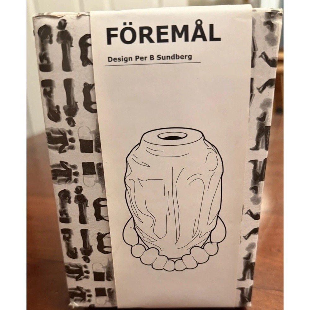 IKEA Föremål Hands Ceramic Vase Per B Sundberg - Brand New In Box - Picture 3 of 7